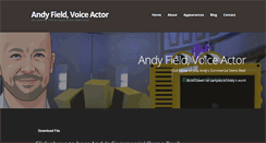 Desktop Screenshot of andyfieldvoiceover.com